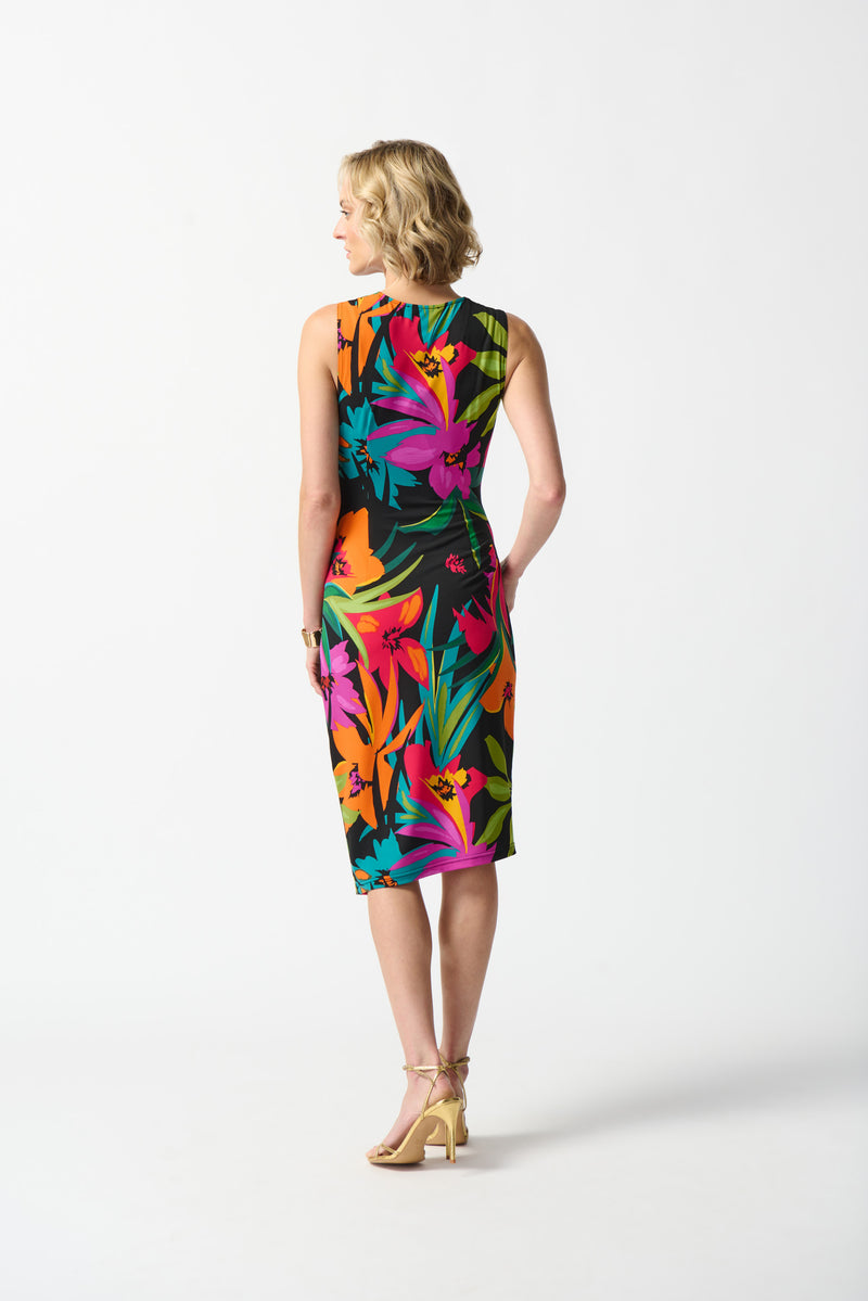 Joseph Ribkoff Floral Print Wrap Dress