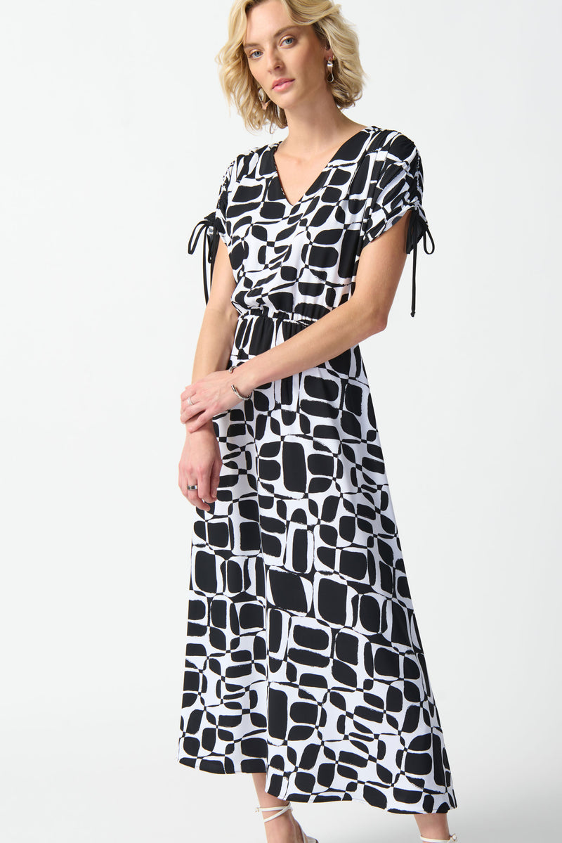 Joseph Ribkoff Drawstring Style Dress