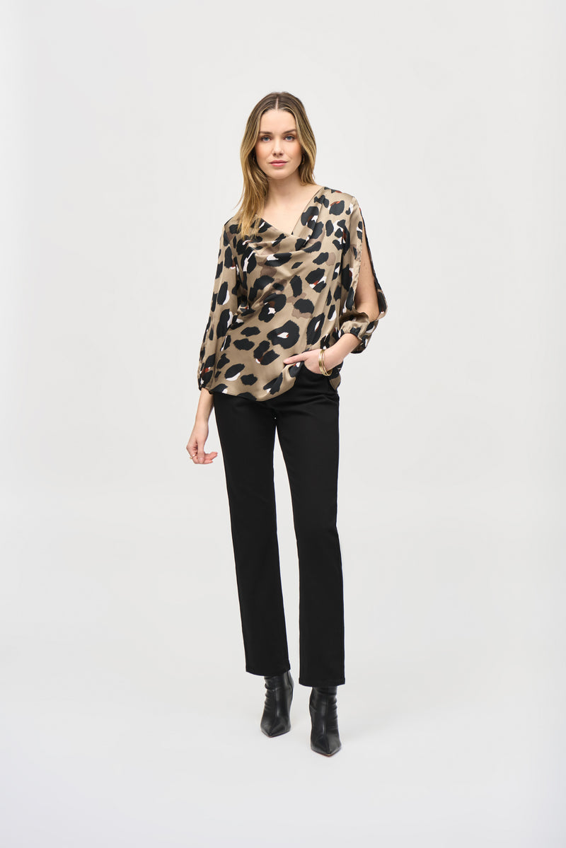 Joseph Ribkoff Cowl Neck Blouse