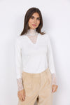 Soyaconcept Marica Lace High Neck Top