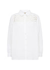 Soyaconcept Lace Effect White Shirt