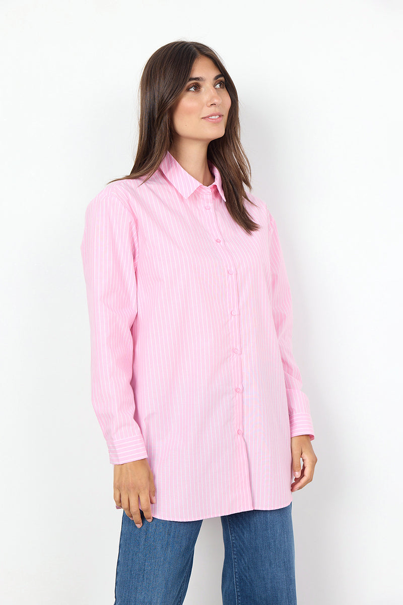 Soyaconcept Striped Pink Shirt