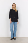 Soyaconcept Collarless Relaxed Blouse