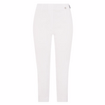 Robell Marie Cropped White Trousers
