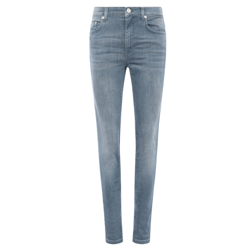 French Connection Recycled-cotton Skinny Jean Blue Grey
